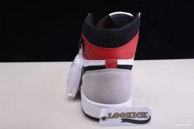 HYPE Grey OG Light 555088-126 Air 1 High Jordan Smoke 0619